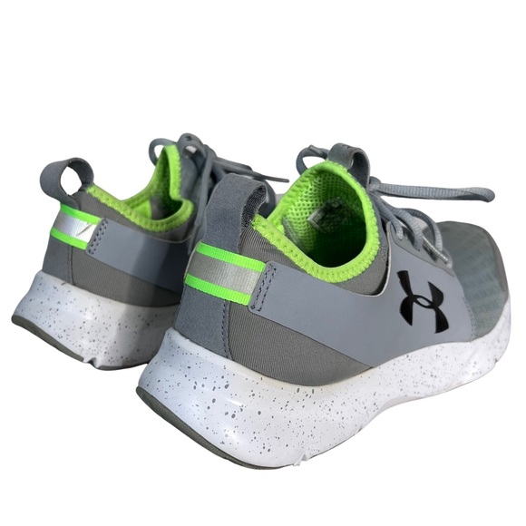 Under Armour Women’s Low Cut Gray Green Sneakers Shoes Size 8.5 - Picture 6 of 8